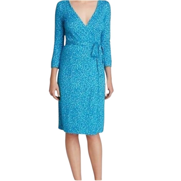 Diane Von Furstenberg Silk Wrap Dress - Picture 2 of 11